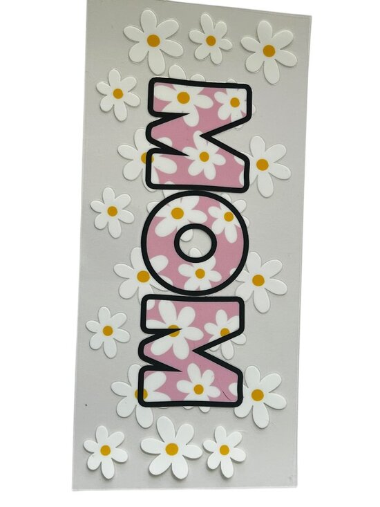 CK Sparkle Other - Pink Daisy Mom Cup Wrap | Floral Tumbler Design | Mother’s Day